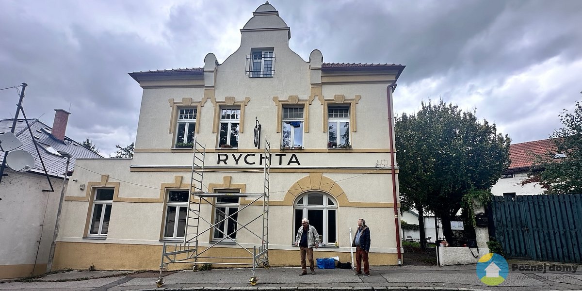 Rychta Všenory - Tvorba nápisu (Exteriér), autor: Rychta, datum: 2024