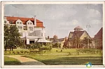 Letní lázně Poděbrady - Novostavba Letních lázní (vpravo) ještě nepropojená s budovou Knížecích lázní. (Dobové fotografie (před rokem 2000)), autor: Reprodukce od: Petr Vácha, datum: 1930