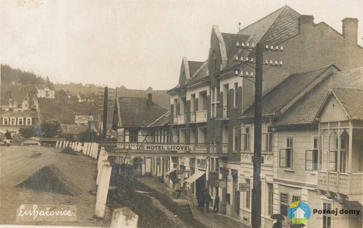 Hotel Litovel Luhačovice (Dobové fotografie (před rokem 2000))