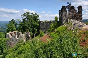 Hrad Andělská Hora / Engelsburg (Exteriér), autor: Petr Kinšt – Vlastní dílo, CC BY-SA 4.0, https://commons.wikimedia.org/w/index.php?curid=61249394