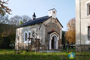 Kaple sv. Antonína Paduánského (Exteriér), autor: znicenekostely.cz, datum: říjen 2020
