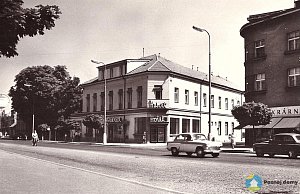 Hotel Hubert Poděbrady (Dobové fotografie (před rokem 2000)), autor: J.Hrouda, datum: 1967