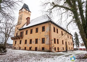 Zámek Škvořetice (Exteriér), autor: Radomír Kočí, datum: 20.1.2018