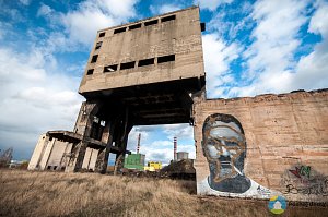Vojtěšská huť – zavážecí věž koksovny (Exteriér), autor: Radomír Kočí, datum: 12.3.2020